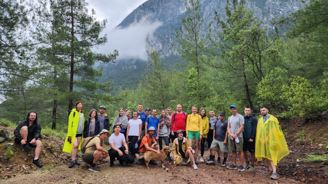 Групповое фото - Geyikbayırı пещеры 💧️️️️️️🐕