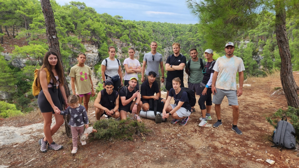 Групповое фото - Гувер каньон, север круговой