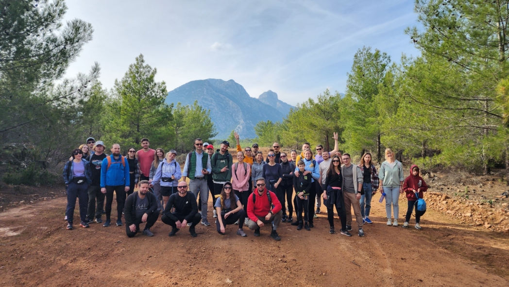 Групповое фото - Гувер каньон с двух сторон