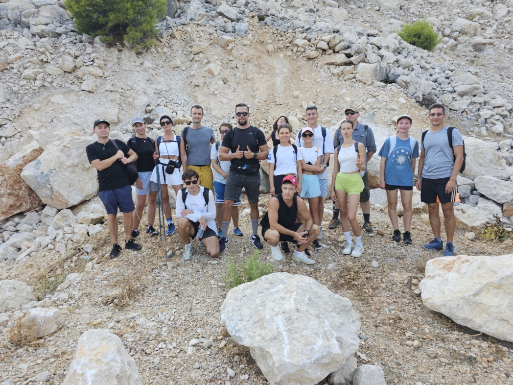 Групповое фото - Тунектепе канат, вечерний