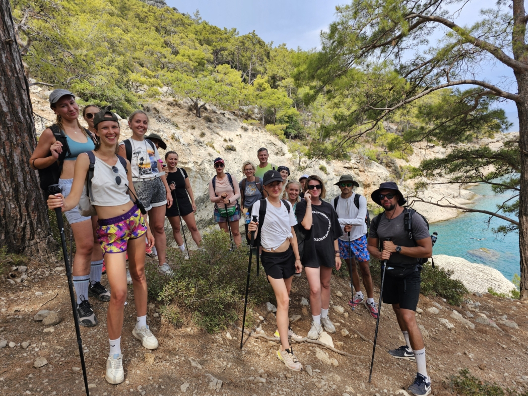 Групповое фото - Кемер Чалыш, бухта камней