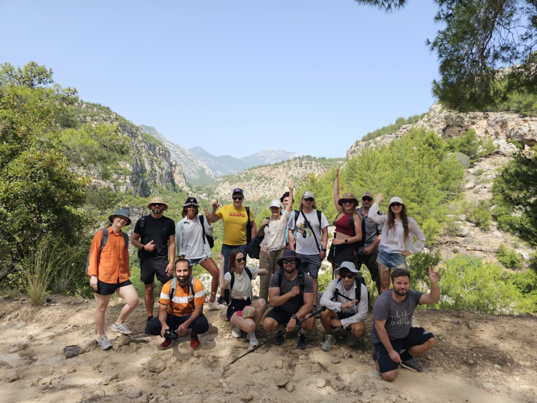 Групповое фото - Горное джакузи 🏖️